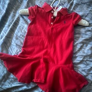 Polo by Ralph Lauren Red Kids Polo Dress